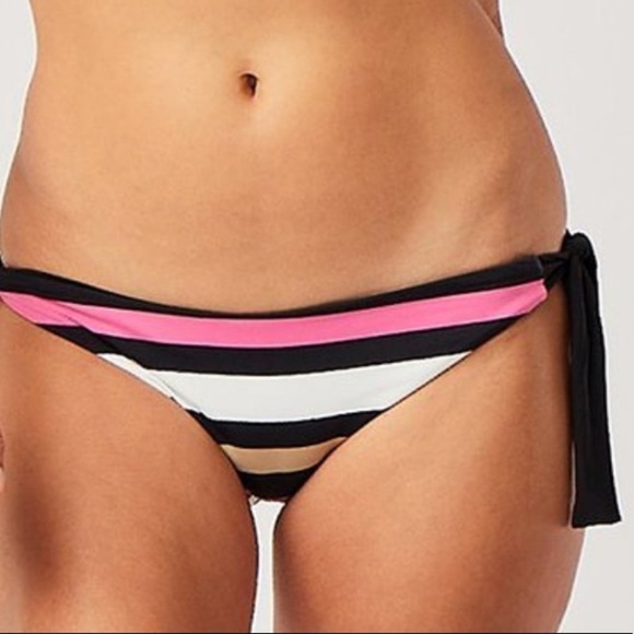 Carve Designs Bikini Bottoms NWT Elba Reversible Broadstripe and Black XS - Picture 10 of 10